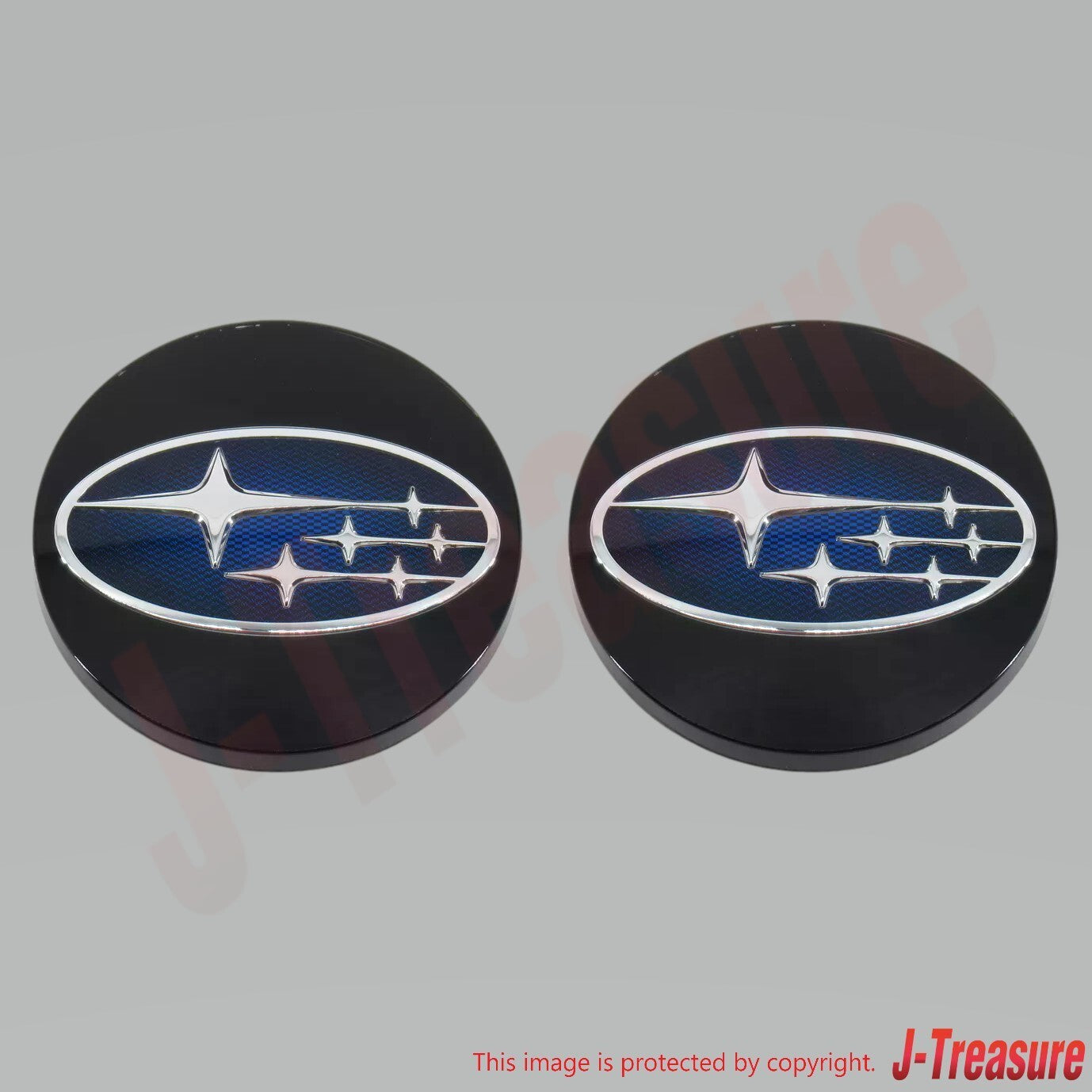 SUBARU WRX VAG 16-17 Genuine Aluminium Wheel Center Cap 28821VA020 x2 Set OEM