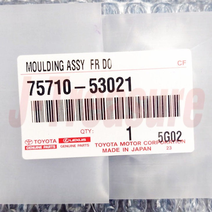 LEXUS IS F USE20 08-14 Genuine FRONT & Rear Door Belt Moulding RH & LH Set OEM