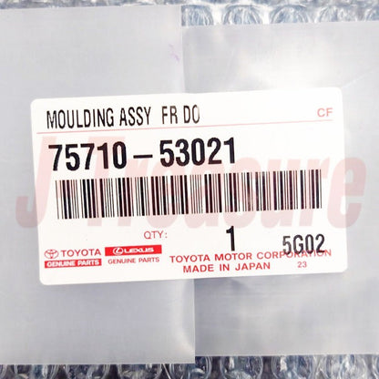 LEXUS IS F USE20 08-14 Genuine FRONT & Rear Door Belt Moulding RH & LH Set OEM