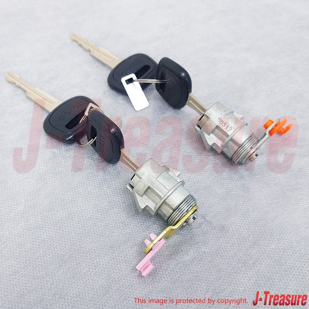 TOYOTA HILUX LN110L '89-97 Genuine Door Lock Cylinder & Key Set RH & LH Set OEM