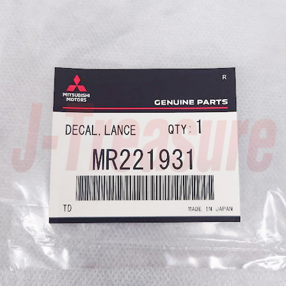MITSUBISHI LANCER EVOLUTION EVO3 CE9A Genuine Rear Emblem Decal 3 Set OEM Parts