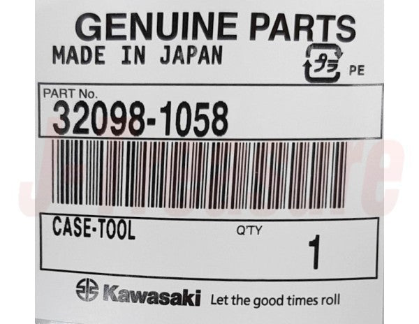 KAWASAKI VULCAN 750 VN750 1986-2006 Genuine Tool Case 32098-1057 32098-1058 Set