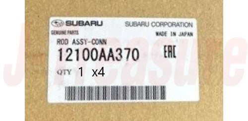 SUBARU IMPREZA WRX VAG 15-20 Genuine Connecting Rod Assy 12100AA370 x4 set OEM