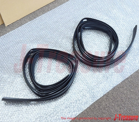 TOYOTA LAND CRUISER BJ75 '85-89 Genuine Side Window Run RH & LH Set OEM