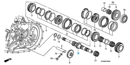 HONDA CIVIC EP3 2006-2011 Genuine Transfer Main Shaft 23210-PNS-020 OEM