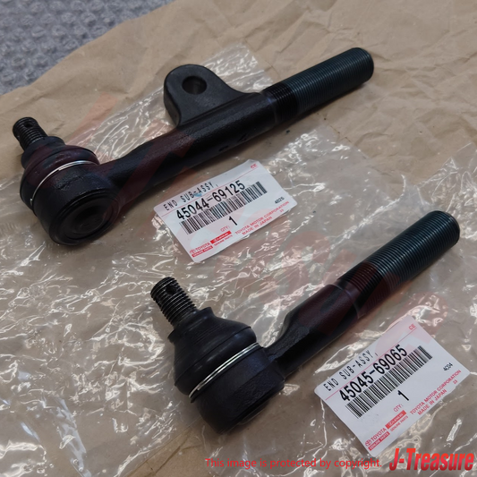 TOYOTA LAND CRUISER FZJ80L 91-97 Genuine Steering Relay Rod End RH & LH Set OEM