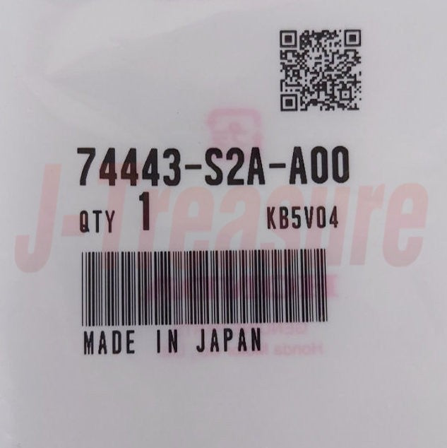 HONDA S2000 AP2 TYPE S, CR '08-09 Genuine Trunk Lid Protector & Stopper Set OEM