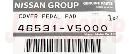 NISSAN SILVIA S13 PS13 Genuine Brake & Clutch Pedal Pad 46531-V5000(x2) Set OEM