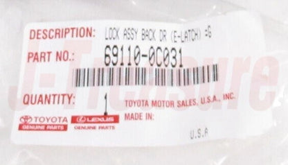 TOYOTA SEQUOIA USK6# 08-22 Genuine Back Door Tailgate Lock W/O Power 69110-0C031