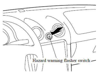 MAZDA ROADSTER MIATA MX-5 NB NB6C NB8C 1998-2004 Genuine Hazard Light Switch OEM