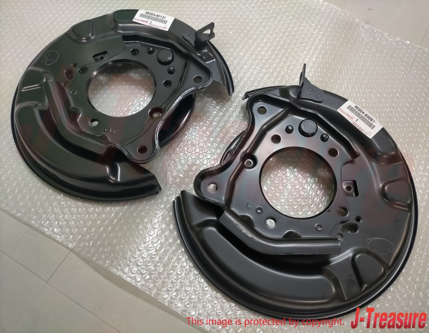 TOYOTA 4RUNNER GRN2## 03-22 Genuine Parking Brake Plate Right & Left Set OEM