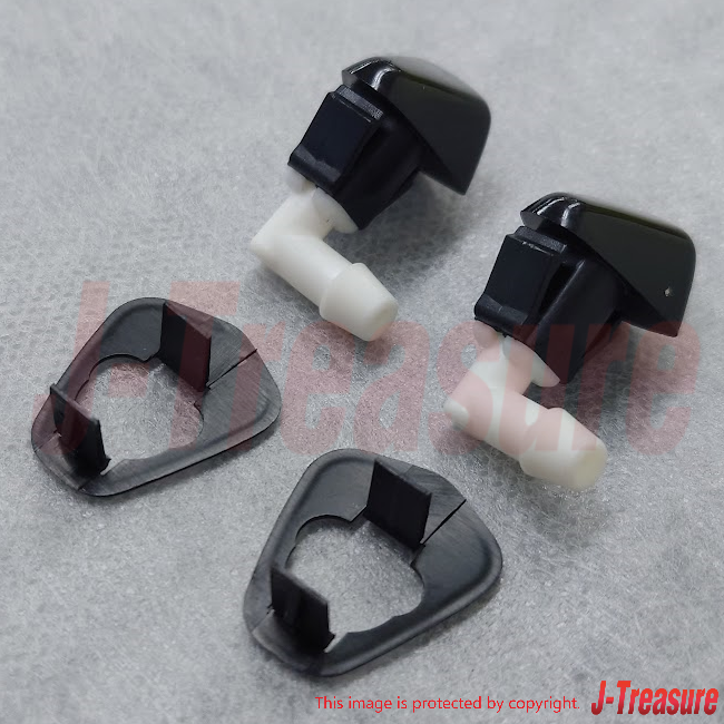 HONDA CIVIC EF EG 88-97 Genuine Front Windshield Washer Nozzle & Base Set