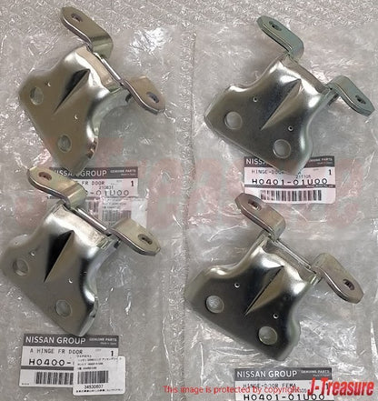 NISSAN SKYLINE R32 GT-R BNR32 Genuine Door Hinges Upper & Lower RH & LH Set OEM