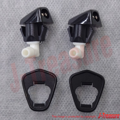 HONDA CIVIC EF EG 88-97 Genuine Front Windshield Washer Nozzle & Base Set