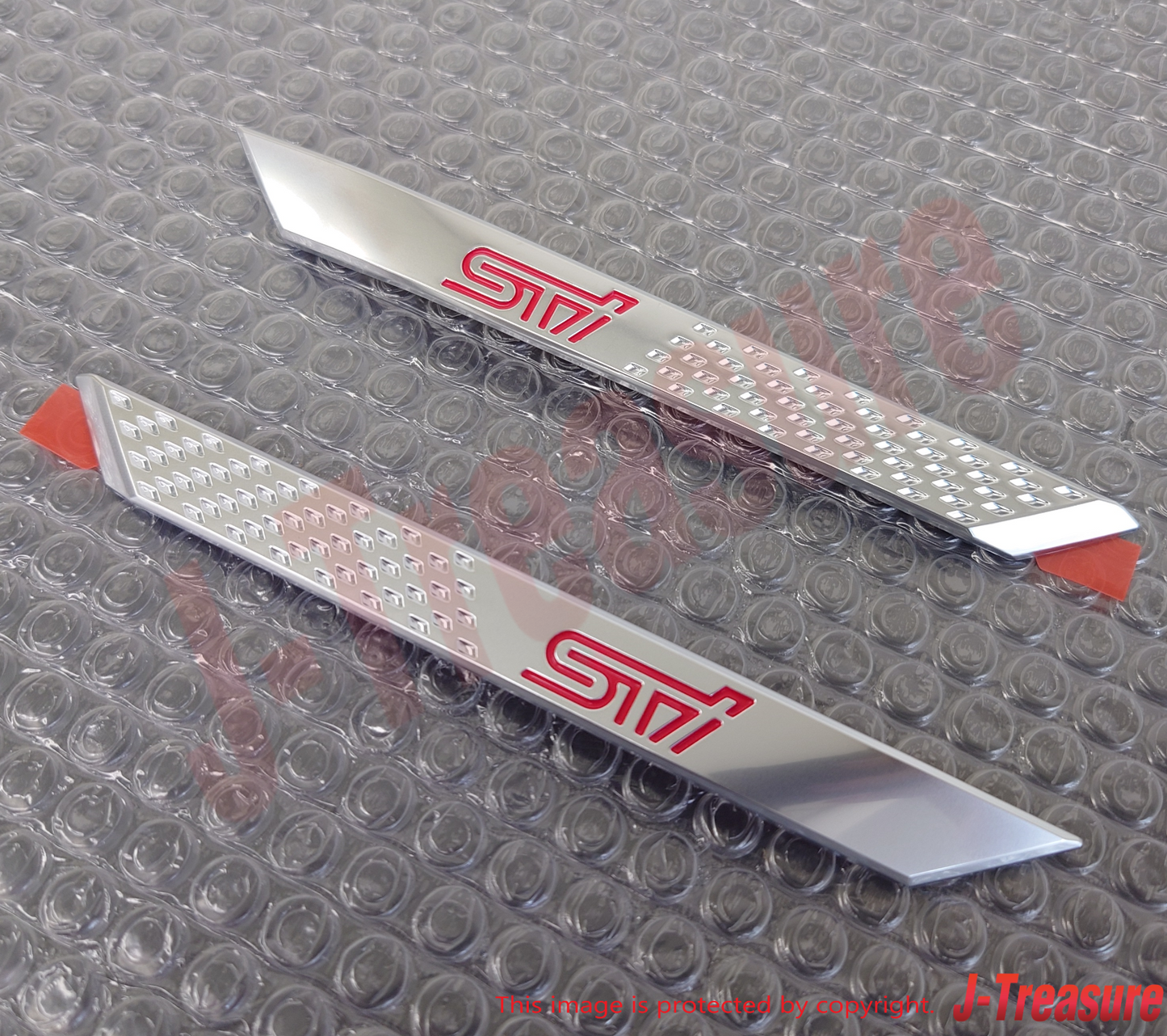 SUBARU BRZ STI SPORTS ZC6 Genuine Fender Silver Garnish Emblem RH & LH Set OEM