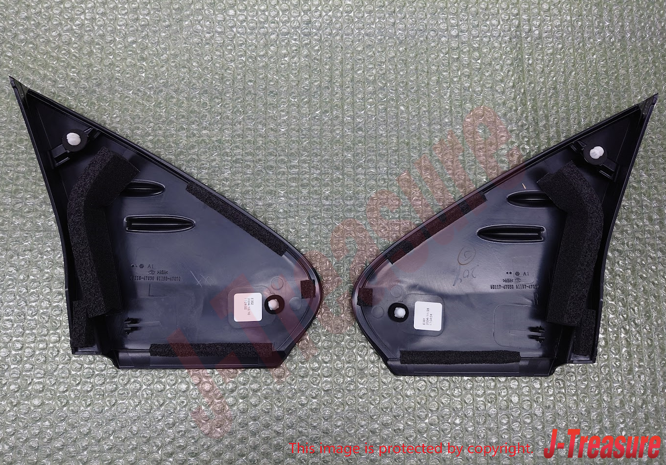TOYOTA PRIUS PRIME ZVW52 17-20 Genuine Front Pillar Upr Cover RH & LH Set OEM
