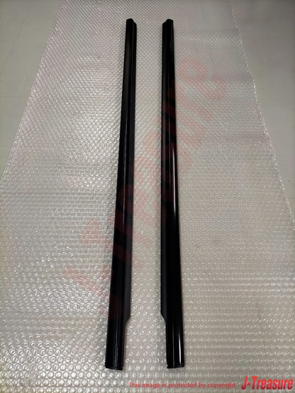 NISSAN 240SX S13 89-94 Genuine Front Door Outside Molding Right & Left Set OEM