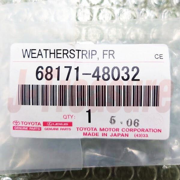 TOYOTA HARRIER LEXUS RX300 Genuine Front Door Inner Weatherstrip RH & LH Set OEM