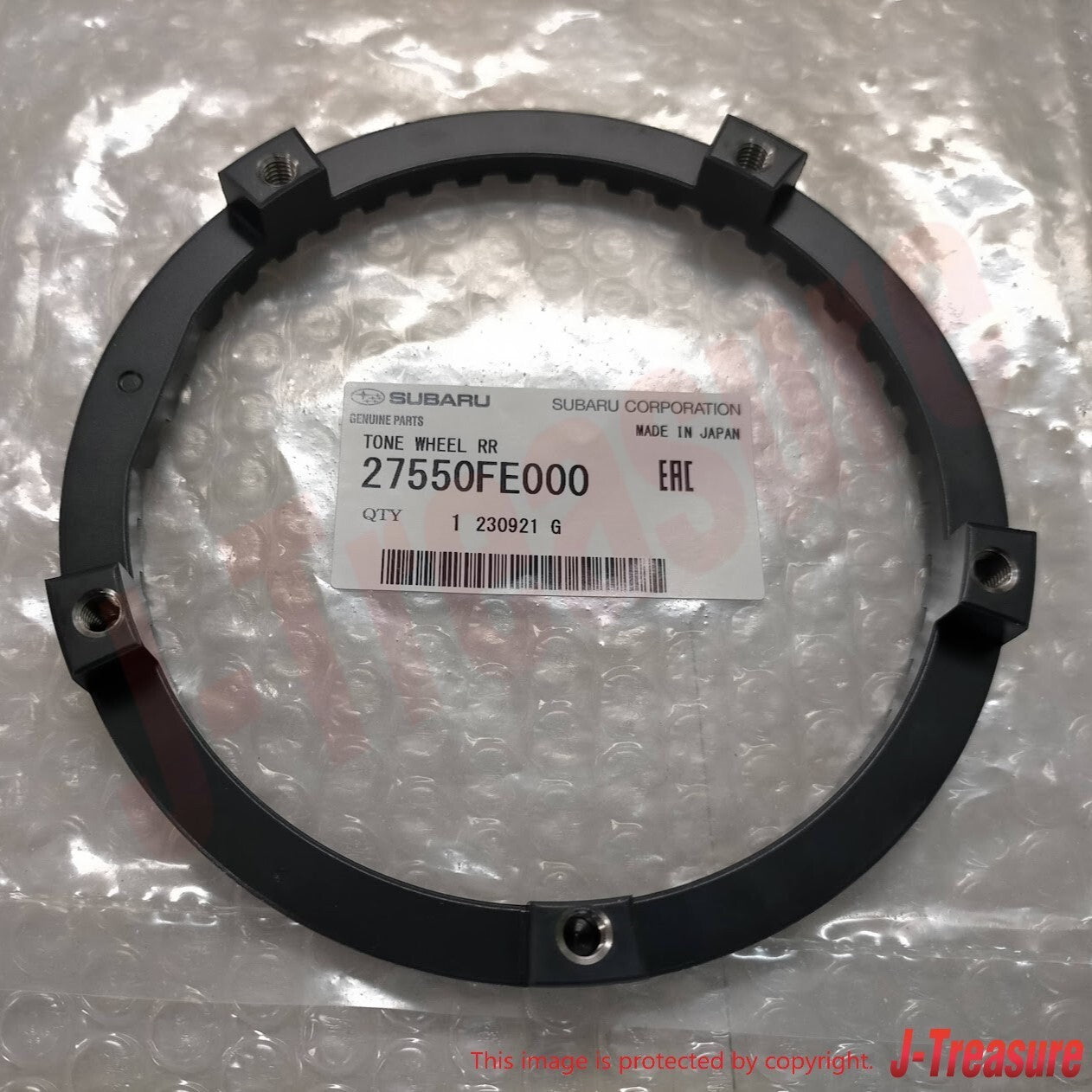 SUBARU IMPREZA WRX STI GDF 04-07 Genuine ABS Ring Rear Disc Reluctor 27550FE000
