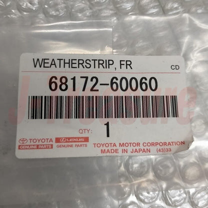 TOYOTA LAND CRUISER LX570 Genuine Front Door Glass Inner Weatherstrip RH LH Set