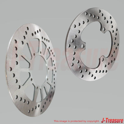 YAMAHA XT250 2008-2024 Genuine Front & Rear Brake Disc Set OEM