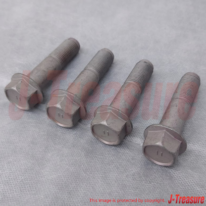 TOYOTA HIGHLANDER GSU40 01-13 Genuine F/Lower Arm Bolt 90105-16082 x4 Set OEM
