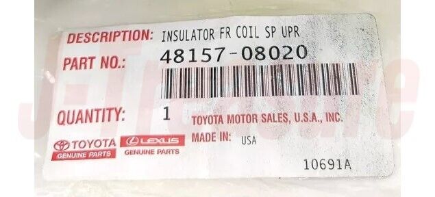 TOYOTA SIENNA GSL30 11-20 Genuine Front Coil Spring Insulator Upper RH or LH OEM