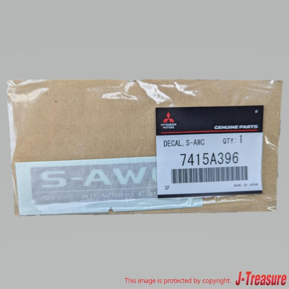 MITSUBISHI ECLIPSECROSS GK# 2018-2023 Genuine Rear Decal "S-AWC" 7415A396 OEM