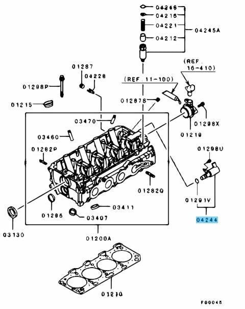 MITSUBISHI ECLIPSE DK2A 06-12 Genuine Oil Feeder Control Valve MN137240 OEM