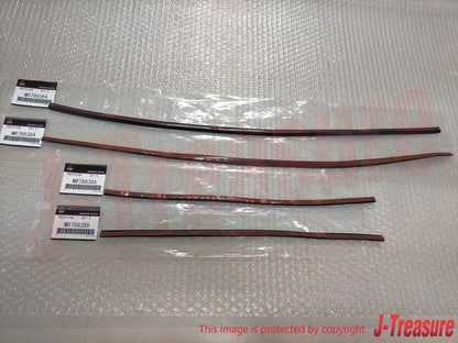 MITSUBISHI LANCER EVO5 6 CP9A Genuine  Black Pad MR788384 MR788388 4pcs Set OEM