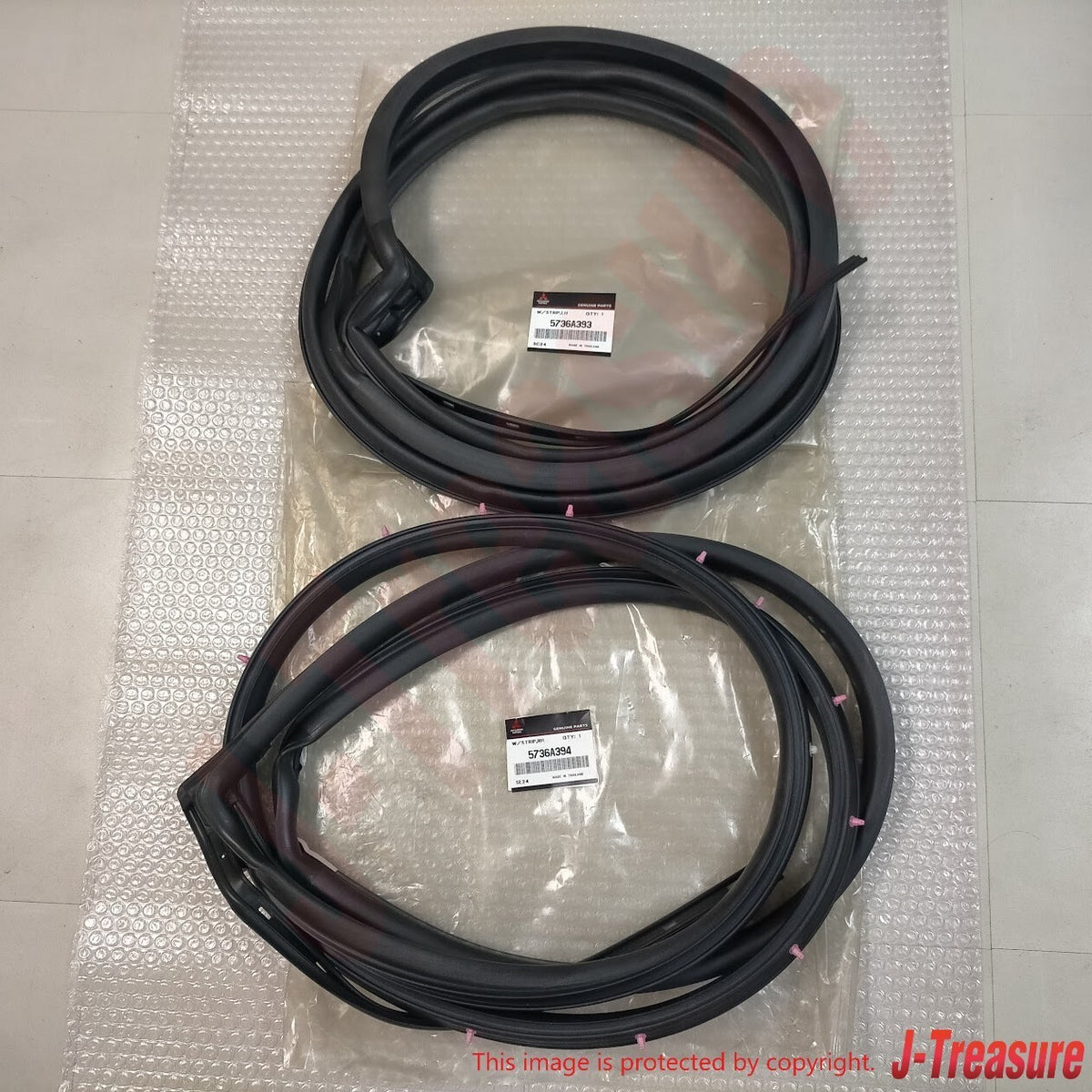 MITSUBISHI LANCER EVO 7 8 9 CT9A Genuine Rear Door Weatherstrip  RH & LH Set OEM