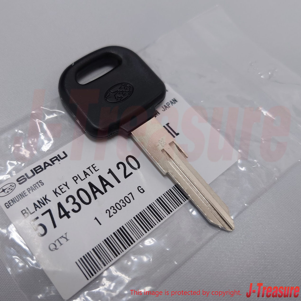 SUBARU IMPREZA WRX GC8 94-01 Genuine Blank Master Key Plate 57430AA120 x2 Set
