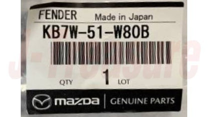 MAZDA CX-5 KF## 2017-2022 Genuine Front Fender Lower Molding LH KB7W-51-W80B OEM