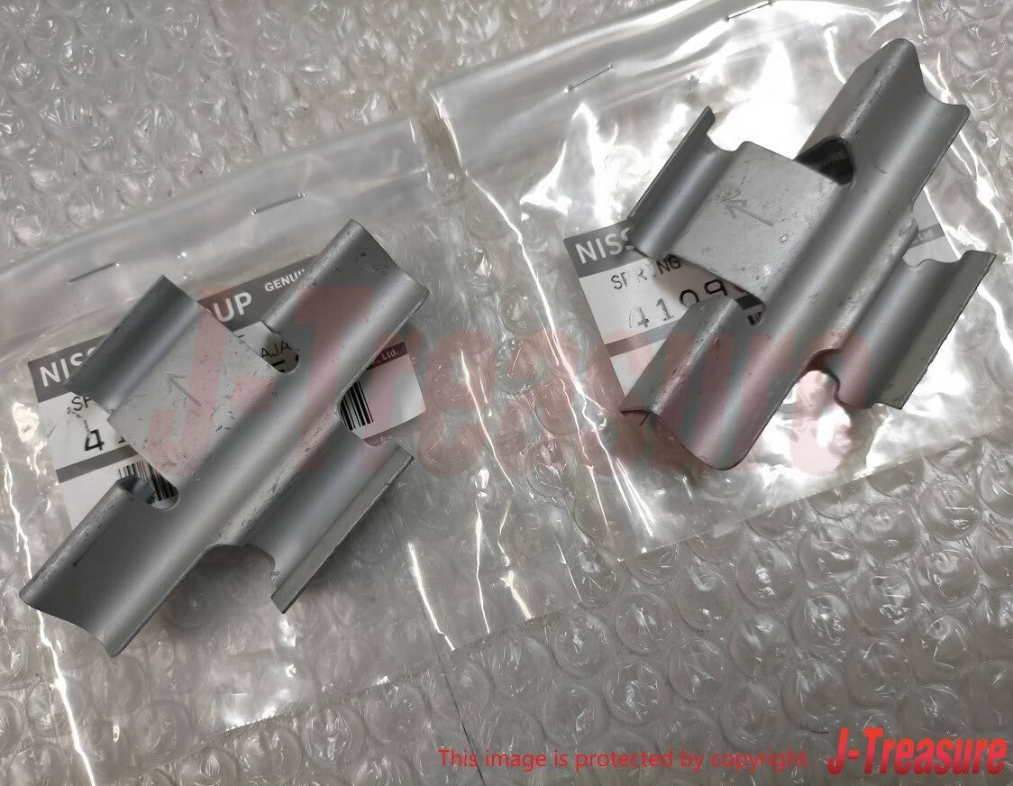 NISSAN GT-R R35 2009-2024 Genuine Front Brake Pad Return Springs 2pcs Set OEM
