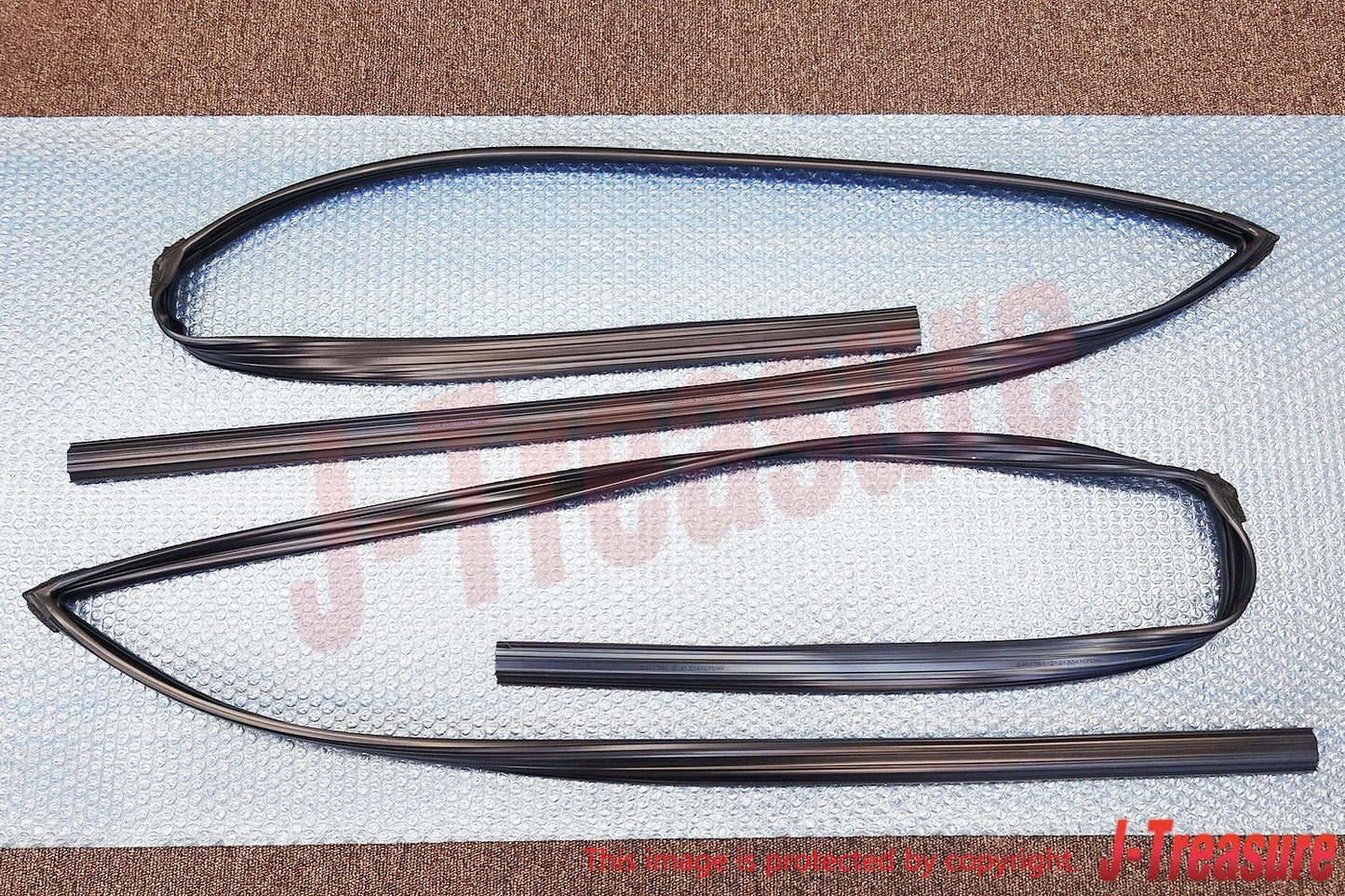 TOYOTA LAND CRUISER UZJ100 '98-07 Genuine Front Door Glass Run RH & LH Set OEM