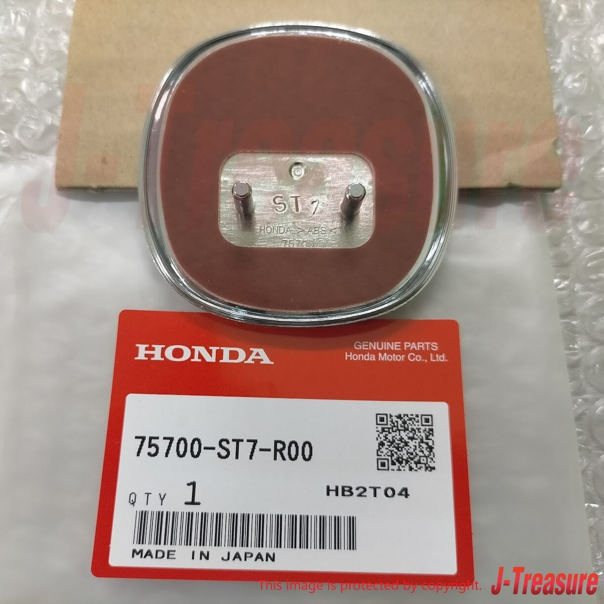 HONDA ACURA INTEGRA TYPE-R DC2 97-01 Genuine "A" Emblem Red Front & Rear Set OEM