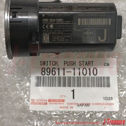 TOYOTA LEXUS Genuine Engine Start Stop Push Button Ignition Switch 89611-11011