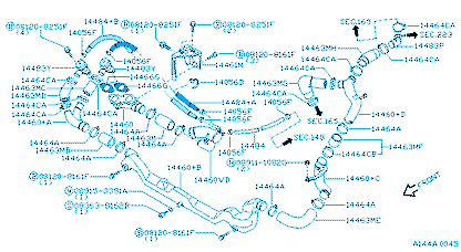 NISSAN SKYLINE R32 GT-R BNR32 Genuine Blow-off Valve Gasket Tube Repair Set OEM