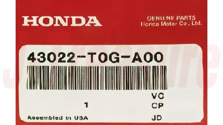 Honda CR-V 12-16 RM# Genuine Rear Brake Pad RH & LH Set 43022-TP6-A02 OEM