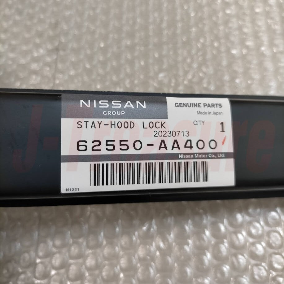 NISSAN SKYLINE R34 BNR34 Genuine Hood Lock Stay & Hood Lock Male Set OEM