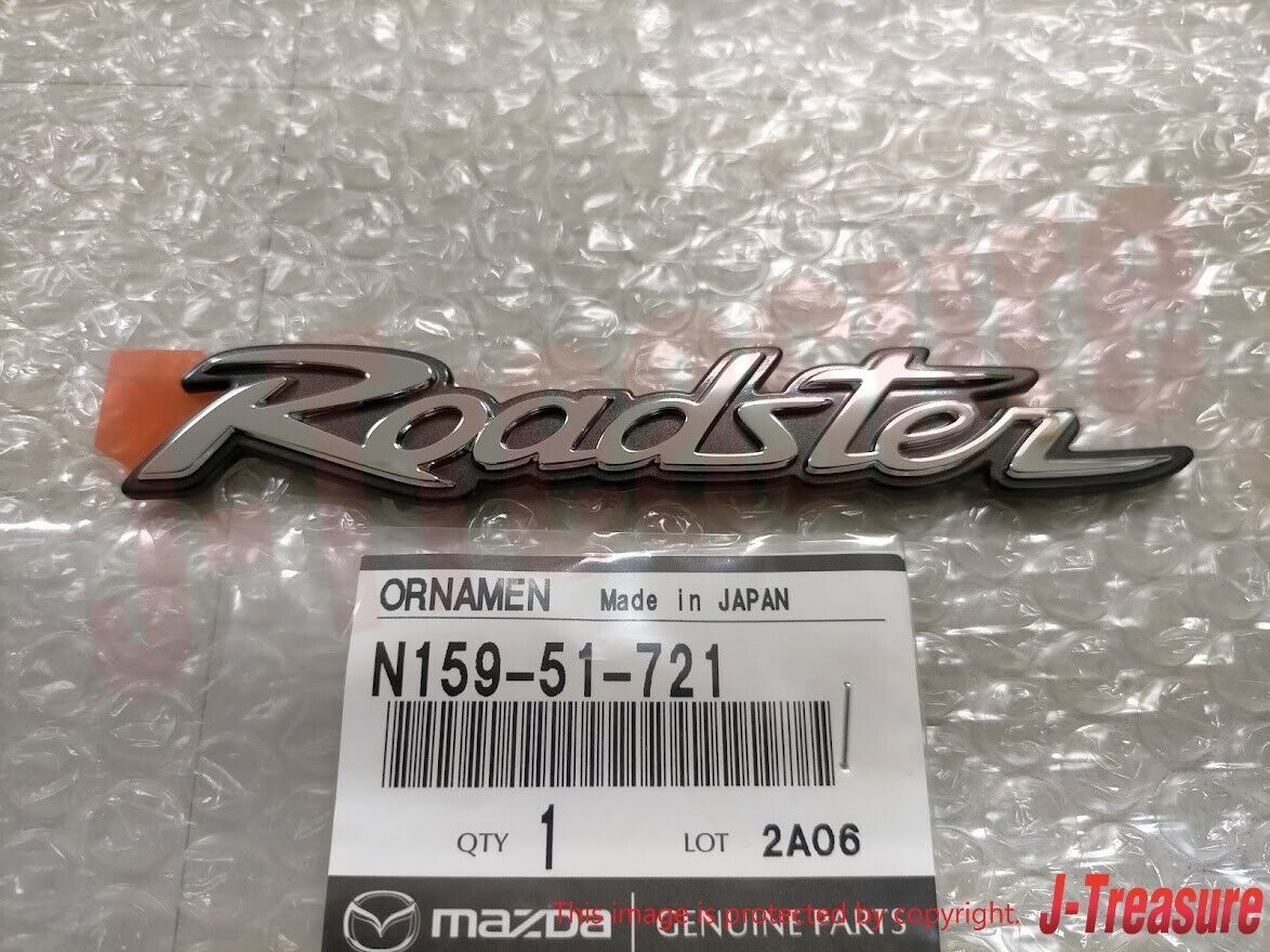 MAZDA MX-5 MX5 MIATA ROADSTER NCEC Genuine Rear Chrome Emblem Ornament Badge OEM