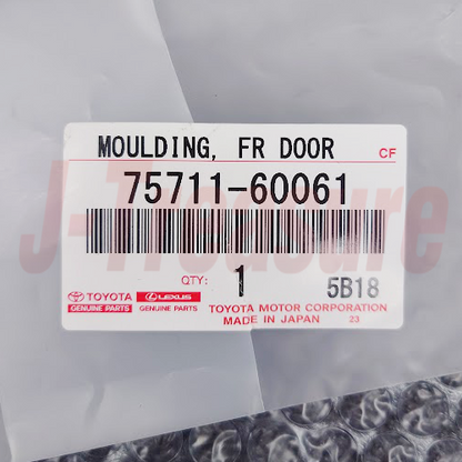 TOYOTA LAND CRUISER PRADO GRJ125 Genuine F/Door & Quarter Belt Moulding RH & LH