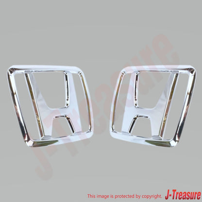 HONDA CIVIC EF EY 1988-1991 Genuine Front & Rear Center  Emblem (H) Set OEM