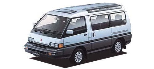 MITSUBISHI DELICA P0#W Genuine Rear Door Window Glass Runchannel RH & LH Set OEM