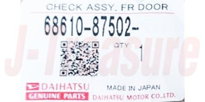 DAIHATSU HIJET VAN & TRUCK S200 S201 Genuine Front Door Check RH 68610-87502 OEM