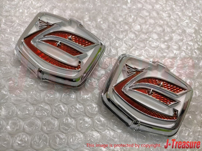 TOYOTA CELICA 71-77 Genuine Rear Quarter Panel Emblem Red Dragon 2pcs Set OEM