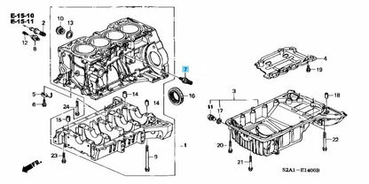 HONDA S2000 AP1 2000-2005 Genuine F20C Knock Detonation Sensor 30530-PCX-003 OEM