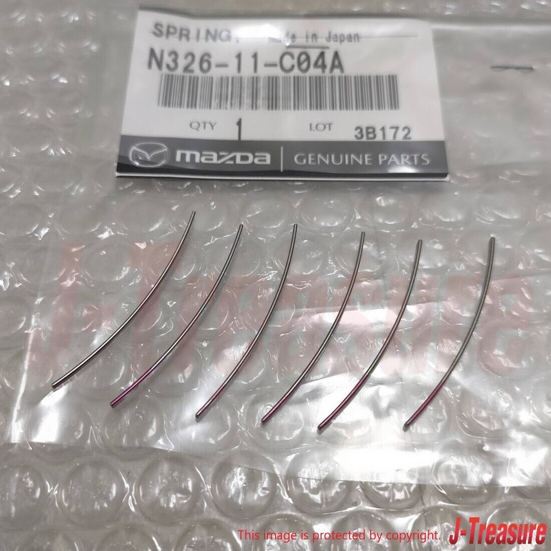 MAZDA RX-7 RX7 FC3S FD3S Genuine 13B Apex Seal Spring Set of 6 N326-11-C04A OEM