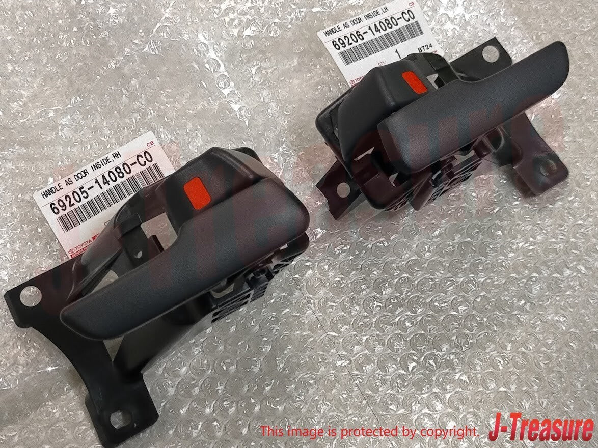 TOYOTA SUPRA JZA80 MK4 93-98 Genuine Inside Door Handle Black RH & LH Set OEM