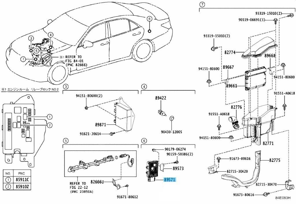 TOYOTA TUNDRA SEQUOIA 2010-2021 Genuine Fuel Pump Control Module 89571-34070 OEM